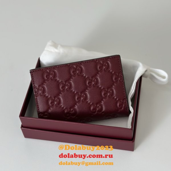 Gucci Top Quality GG Emblem Small 847208 Wallet
