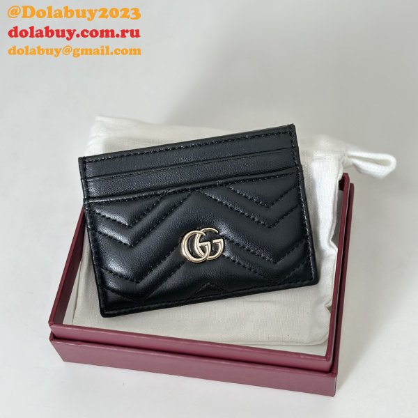 Gucci GG Marmont Card Case 443127 High Quality Bag