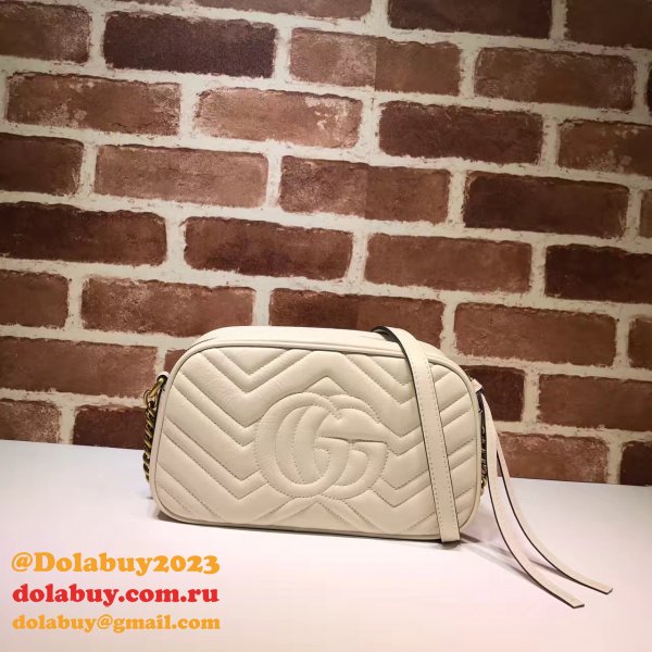Luxury Gucci Fake 447632 Gg Marmont Crossbody Bags for Women