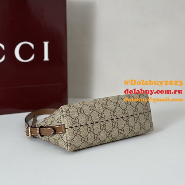 Gucci Designer 847450 GG Emblem Small Shoulder Bag