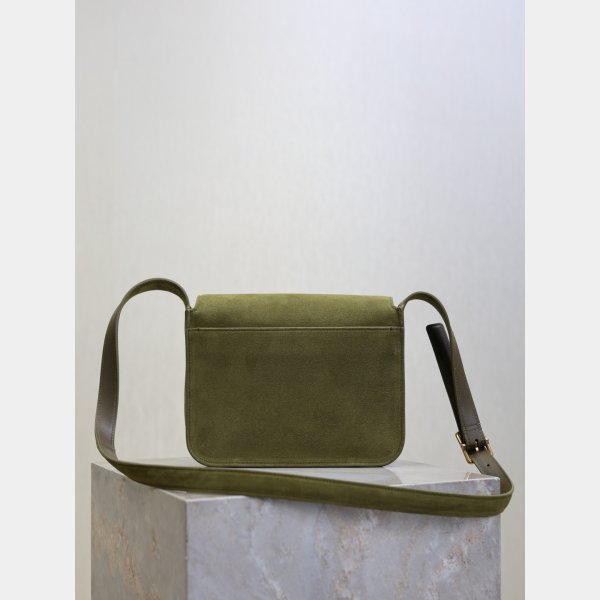YSL NIKI Satchel in suede