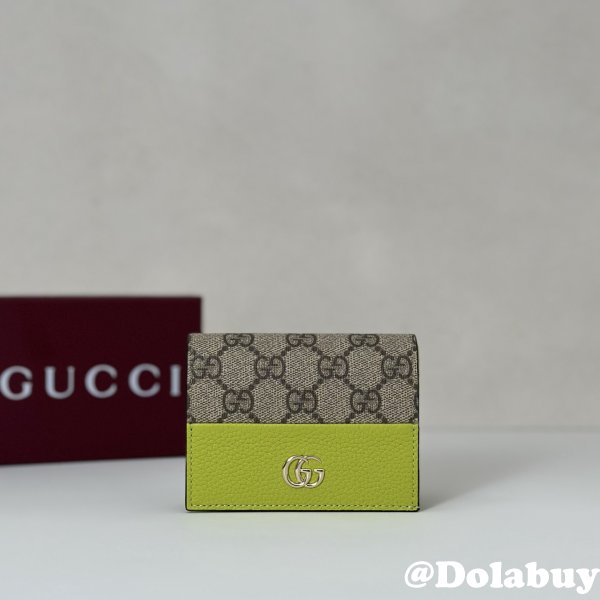 Luxury Gucci 841358 Bi-Color GG Marmont Wallet Bag
