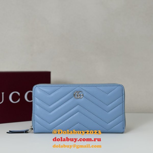 Replica Gucci GG Marmont Zip Around Wallet #837758 Bag