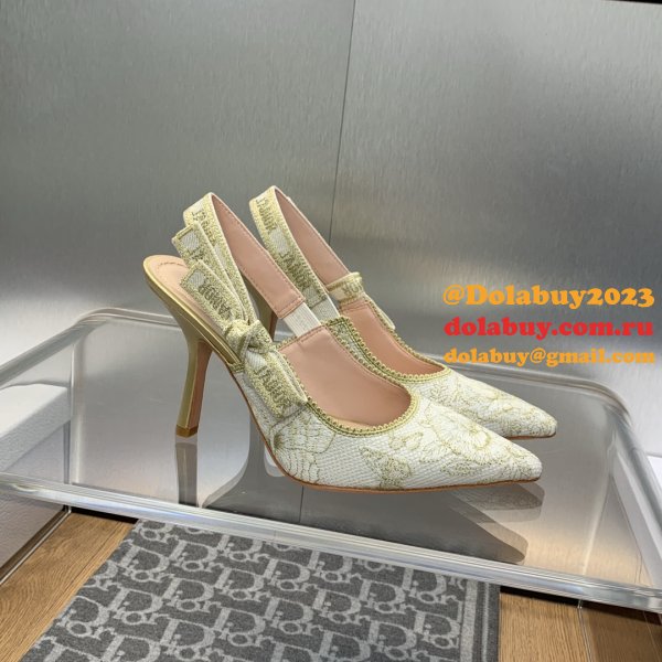 7 Star dior Macrame J'ADIOR PUMP SANDALS