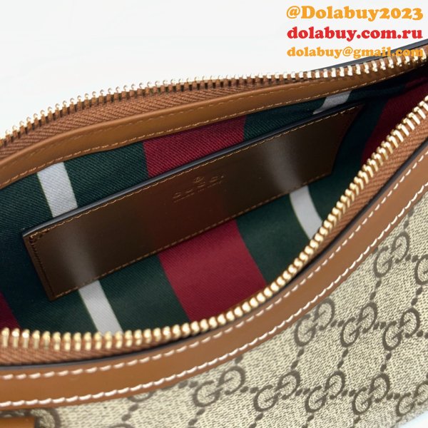 Gucci Designer 847450 GG Emblem Small Shoulder Bag
