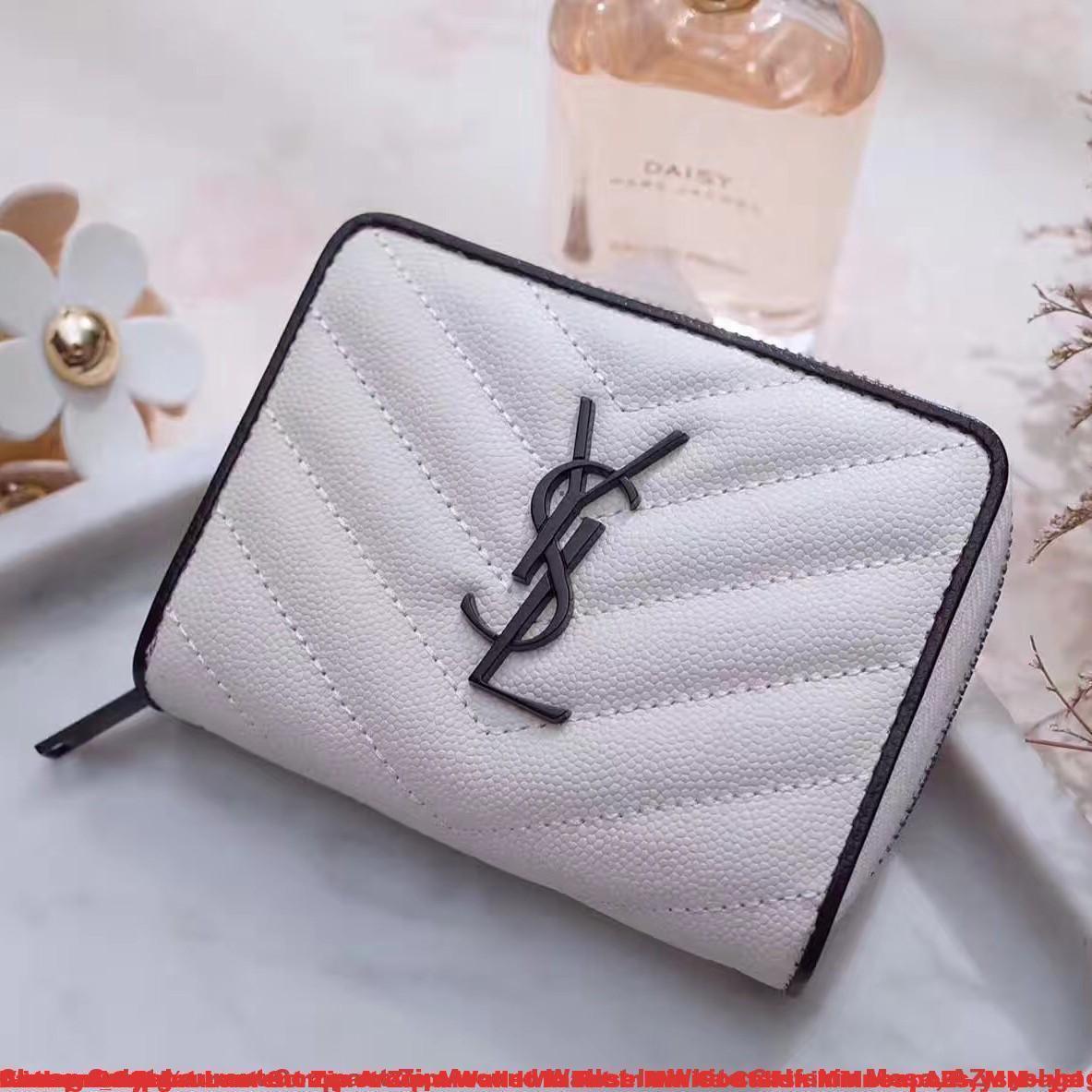 Cheap Saint Laurent Compact Zip Around Wallet In White Calfskin Mesa, AZ – ysl bags singapore ...